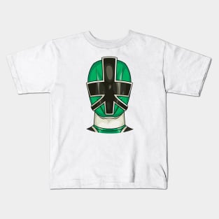 Green Samurai Ranger Kids T-Shirt